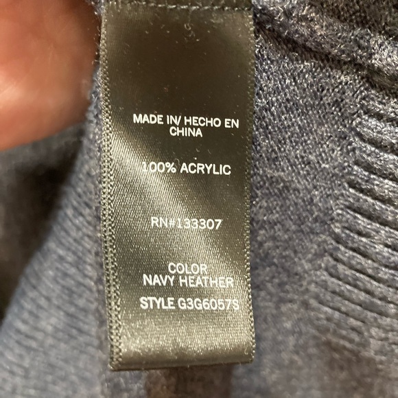 Geoffrey Beene XXL Windowpane Quarter Zip Sweater Great cond! 12040 - Picture 6 of 8